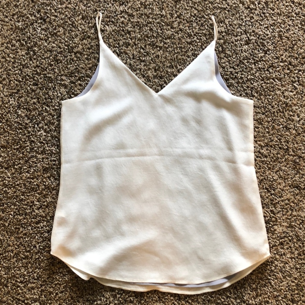 Express White Lined Tank Top!